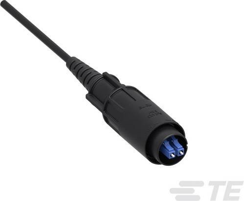 TE Connectivity LWL-Adapter 2061980-1 in Schwarz - Bild 1