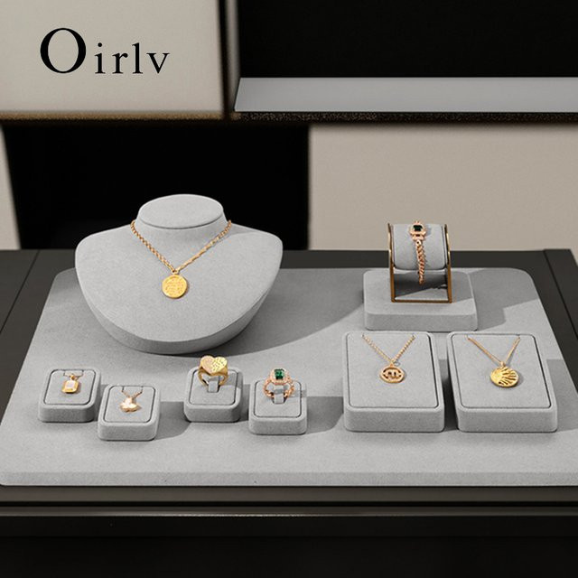 Oirlv Schmuck Display Requisiten, Grau, Unisex - Bild 1
