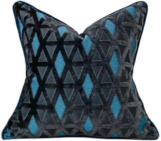 HASE FiFi Dekorativer Kissenbezug aus Samt mit floralem Design, B/B: 45 x 45 cm - Bild 1