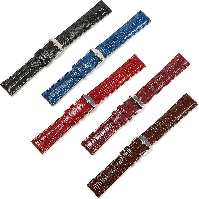 Zhangeer Uhrenarmband Eidechsenleder, wasserdicht, Unisex - Bild 1