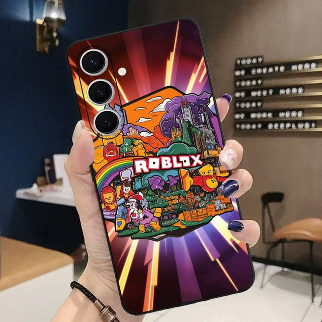 Roblox Handyhülle für Samsung Galaxy S24 S25 Ultra S23 S22 S21 S20 Plus FE Lite in Multicolour - Bild 1