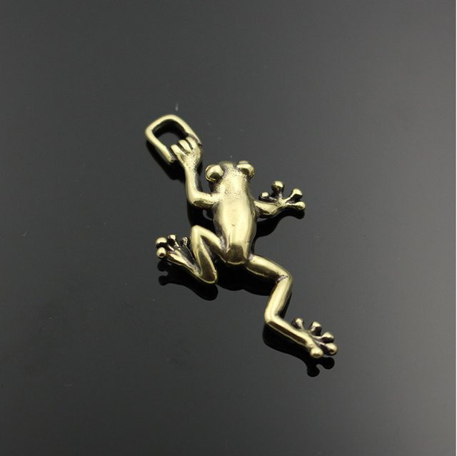 ELESAHOME Anhänger, Messing, Gold, Vintage - Bild 1