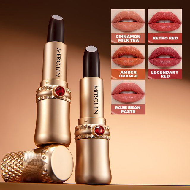 Mercilen Obsidian Secret Realm Lippenstift, Cinnamon milk tea, Matt - Bild 1
