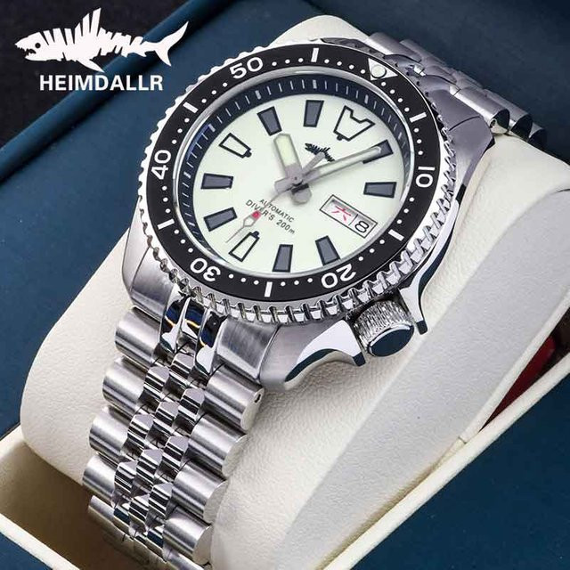 HEIMDALLR Taucheruhr, Automatik, Edelstahl, Saphirglas, 20 ATM, Herren - Bild 1