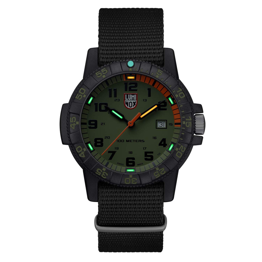 Luminox Armbanduhr, Quarz, Kunststoff, 44 mm, Grün, Herren - Bild 3