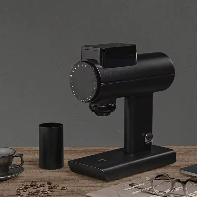 LIUXIN Elektrische Kaffeebohnenmühle mit 74 mm Mahlwerk, vollautomatisch, 36 Mahlstufen und Geschwindigkeitsregulierung, erhältlich in Schwarz oder Weiß - Bild 4