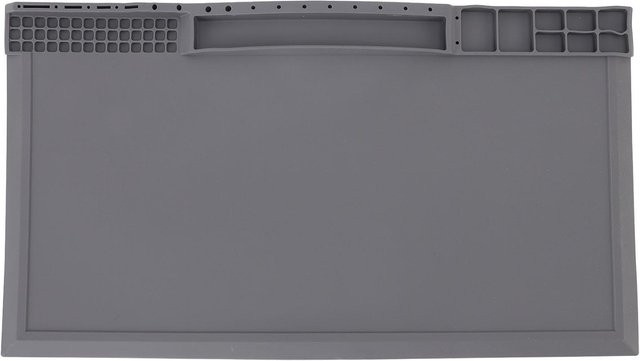 Hitzebeständige Silikon-Reparaturmatte von OutsideWorld in Grau mit Schraubenablage für die Elektronikreparatur - Bild 1
