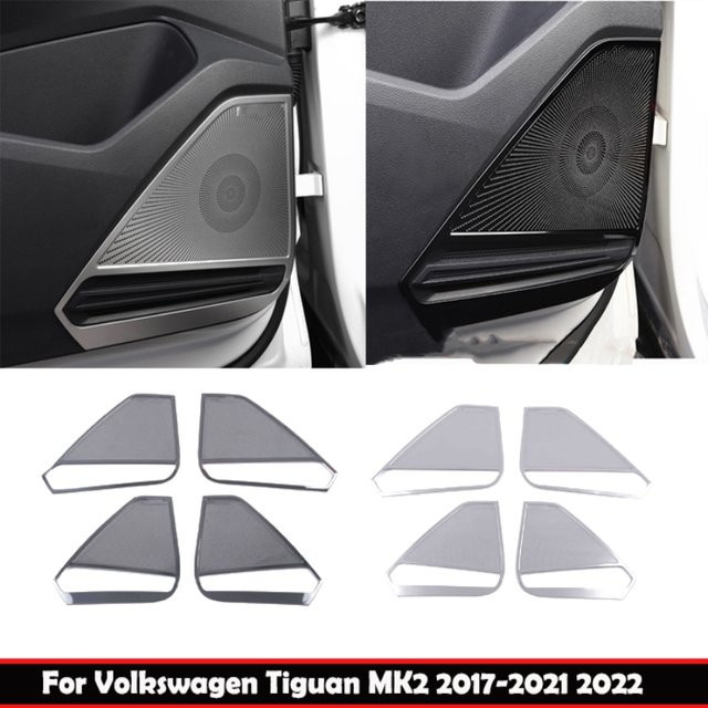 Lautsprecher Abdeckung für Volkswagen Tiguan MK2 2017-2022 Iyacath Tür Lautsprecher Trim Zubehör - Bild 1