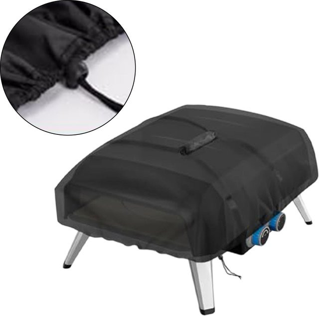 Tefal Gasofen-Pizzabezug aus Oxford-Stoff in Schwarz, winddicht und wasserdicht, B/T/H: 71 x 52 x 35 cm - Bild 1