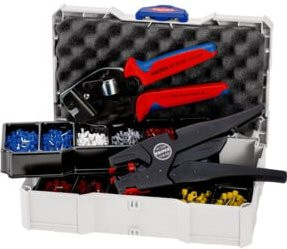 Knipex Crimp-Sortiment für Aderendhülsen in Multicolor mit Kunststoffelementen - Bild 1