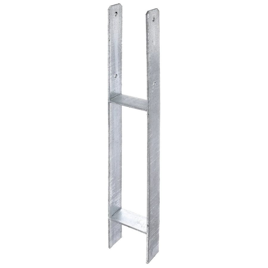 GAH Alberts H-Pfostenträger aus Stahl, feuerverzinkt, B/T/H: 11,6 x 6,0 x 80,0 cm - Bild 2