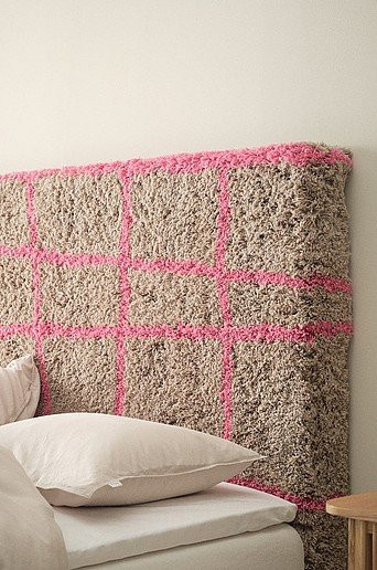 Jotex Kopfteil WINK modern grau mehrfarbig Wandmontage Breite: 180 cm, Höhe: 120 cm, Tiefe: 10 cm - Bild 1