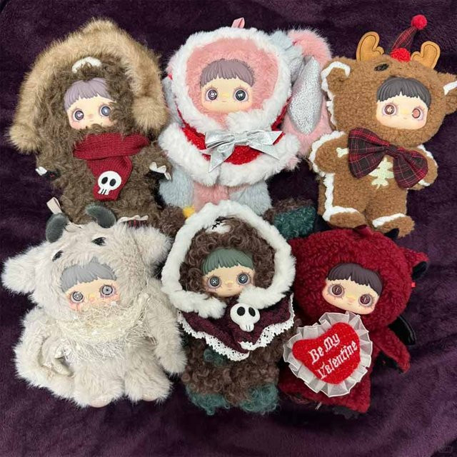 Maymei Winter Seltsam Blind Box, Puppe Rucksack Anhänger, Plüsch / Textil - Bild 1