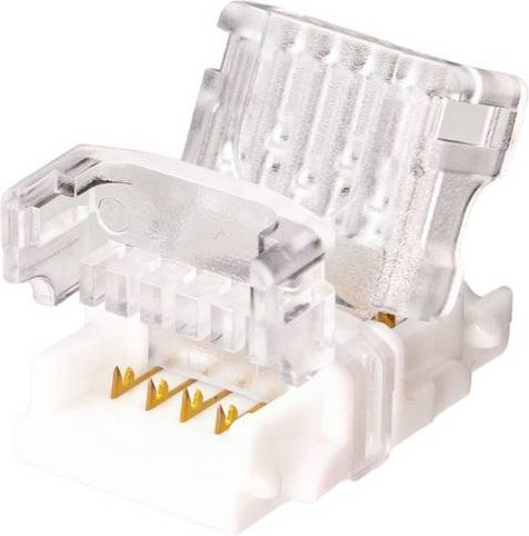 Barthelme Einspeisung Strip Connector in Weiß aus Kunststoff, 5er Pack - Bild 1