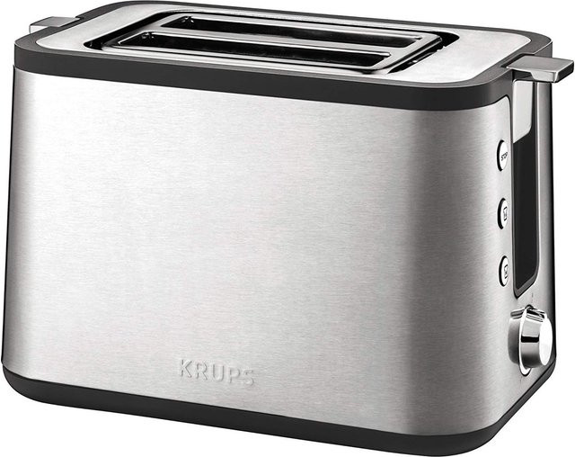 Krups Toaster Control Line KH 442D in Silber aus Edelstahl mit Auto-Shutoff - Bild 1