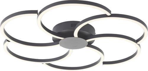 Fico Brilliant G80662/06 Fico Deckenleuchte LED 32W Schwarz dimmbar mit Fernbedienung - Bild 1