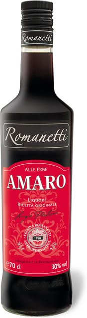 Romanetti Amaro Kräuterlikör 0,7 l - Bild 1