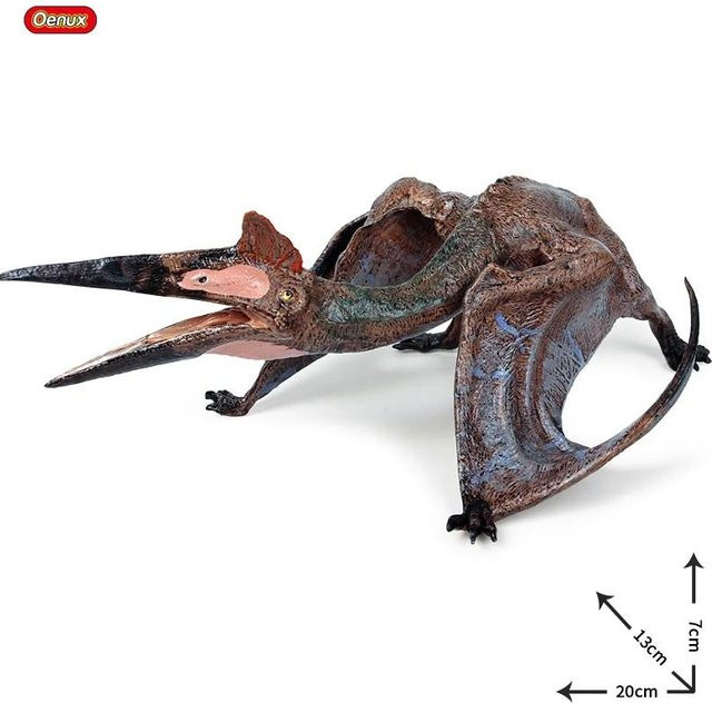 Oenux Jurassische Welt Quetzalcoatlus Ljahjas Pterodactyl Actionfigur Dinosaurier PVC ab 3-6 Jahre - Bild 1