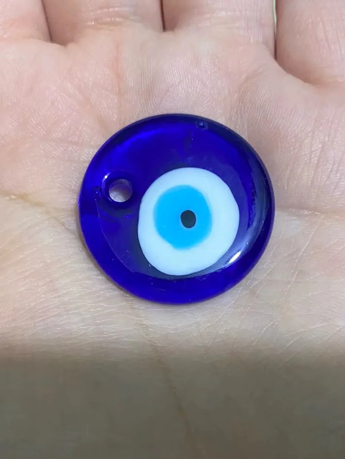 Anhänger Glas, Blau, Lucky Eye, Damen - Bild 5