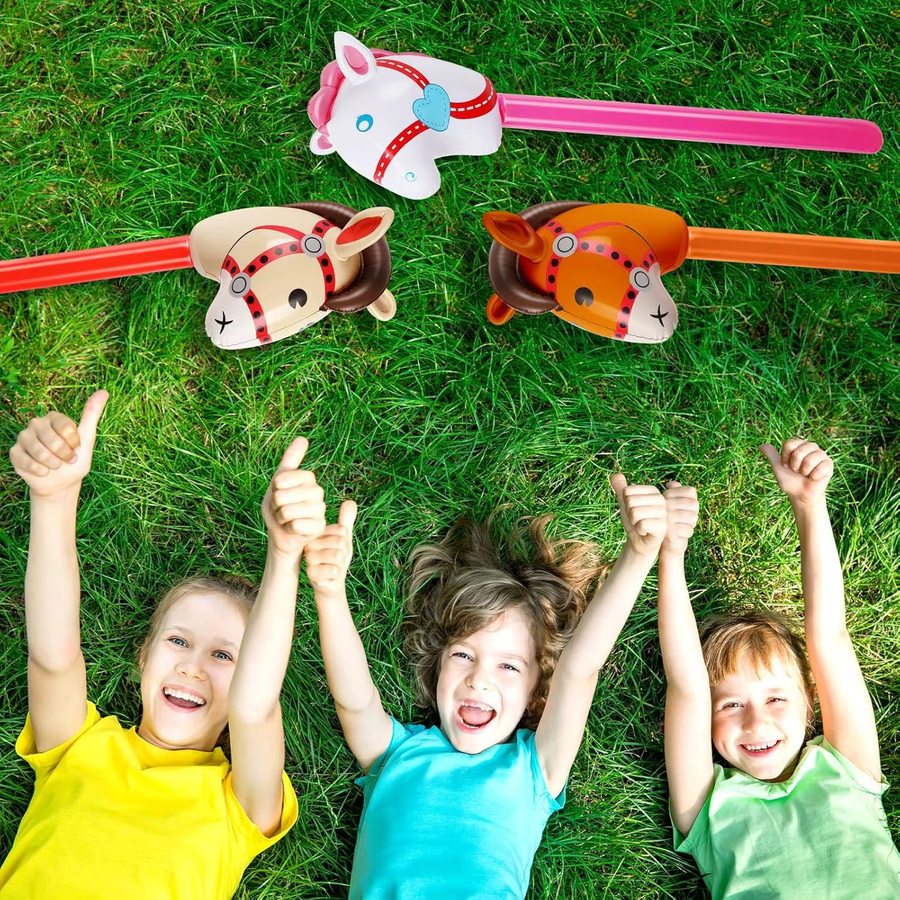 Wonflex Aufblasbares Steckenpferd-Spielzeug, Outdoor-Spielzeug - Bild 2