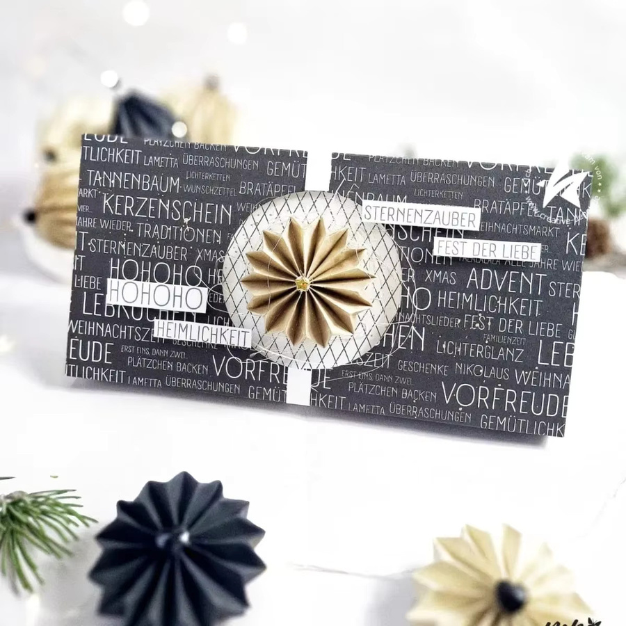 Metall-Stanzform Tropfen mit breitem Rand für DIY-Bastelprojekte und Papierarbeiten - Bild 2
