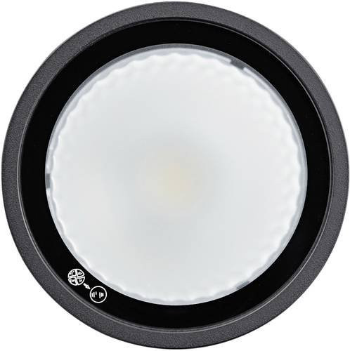 Heitronic Negro LED Außendeckenleuchte in Schwarz mit 10W - Bild 1