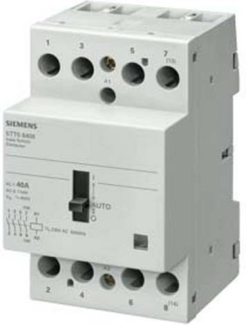 Siemens Installationsschütz 5TT5840-8 mit 4 Schließern, 40A, Weiß - Bild 1