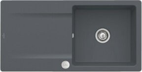 Villeroy & Boch Siluet 60 Flat Küchenspüle Siluet, flächenbündig, CeramicPlus, grau - Bild 1