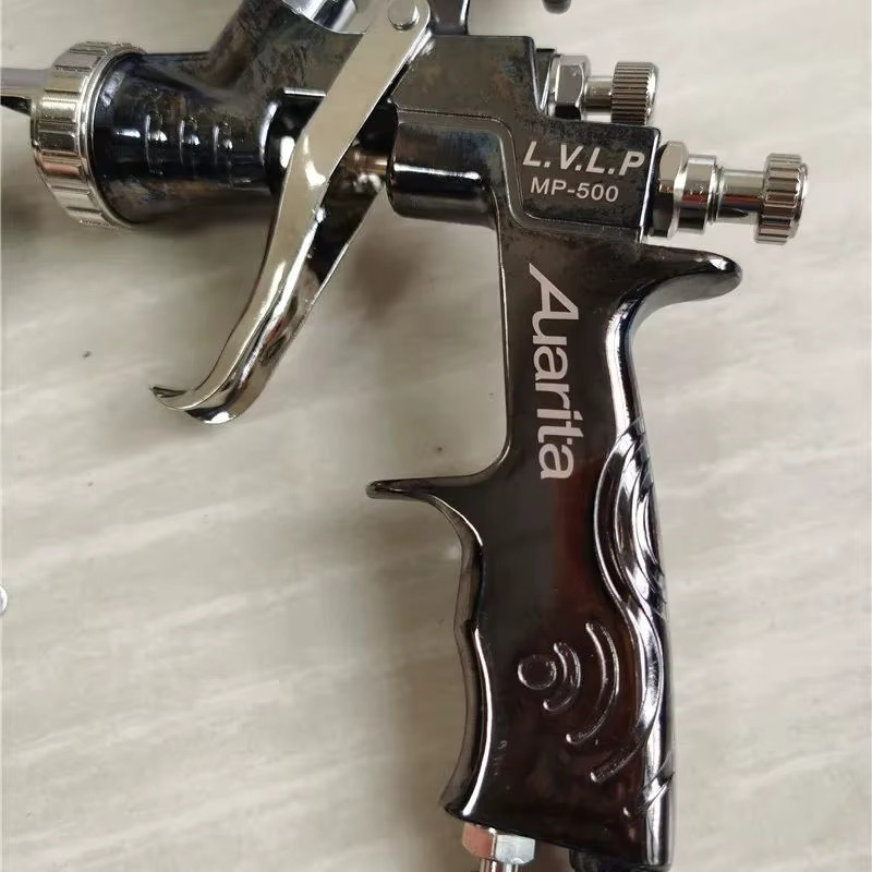 Auarita MP-500 HVLP Spritzpistole für Lackierungen, 1,3 mm Düse, 600 ml Becher, Farbe: Silber - Bild 5