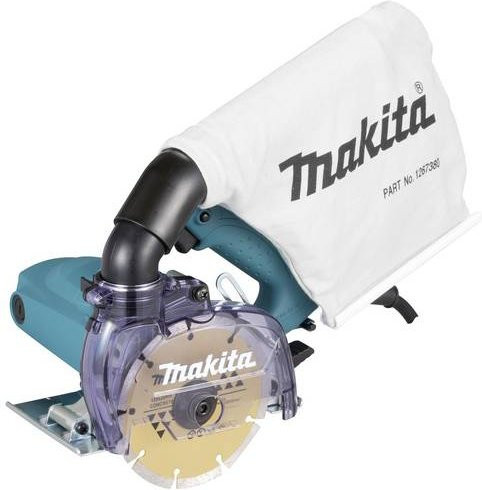 Makita Diamantschneider 4100KB mit 1400 W und 125 mm Scheibendurchmesser in Blau/Schwarz - Bild 1