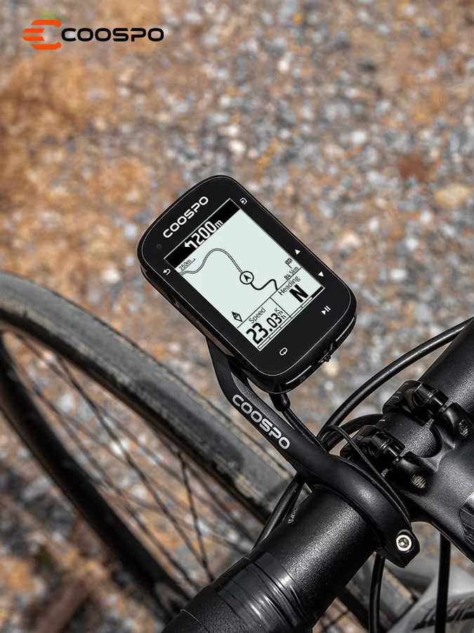COOSPO CS500 GPS Fahrradcomputer mit Bluetooth und ANT+ in Schwarz - Bild 7