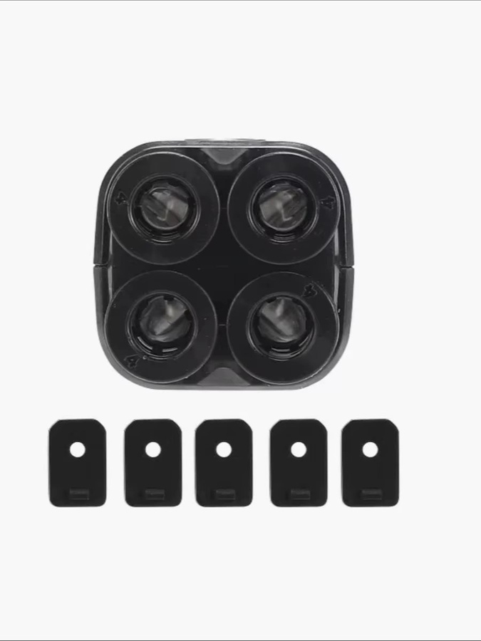 Bambu Lab 4-in-1 Filamentrohr-Erweiterungsanschluss in Schwarz für H2, P1, X1 und A1 3D-Drucker - Bild 2