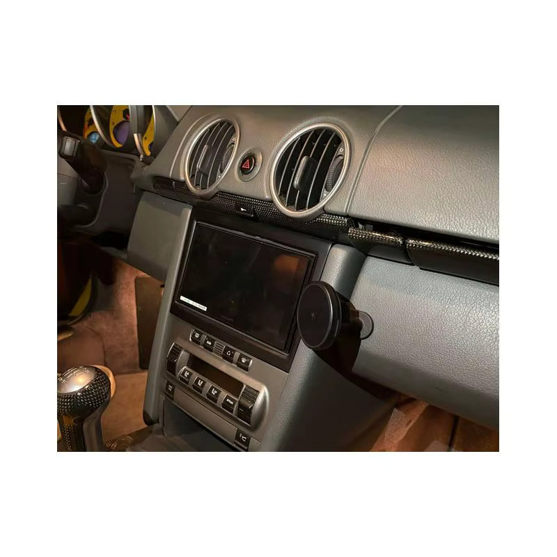 MagSafe Telefonhalterung mit USB-C Ladegerät für Porsche 987 Cayman und Boxster Linkslenker in Schwarz - Bild 3