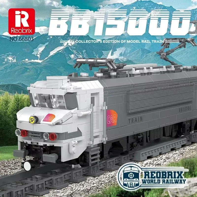 XMWL Elektrische Hauptlinien-Lokomotive, Baustein-Set, 2053 Teile - Bild 2