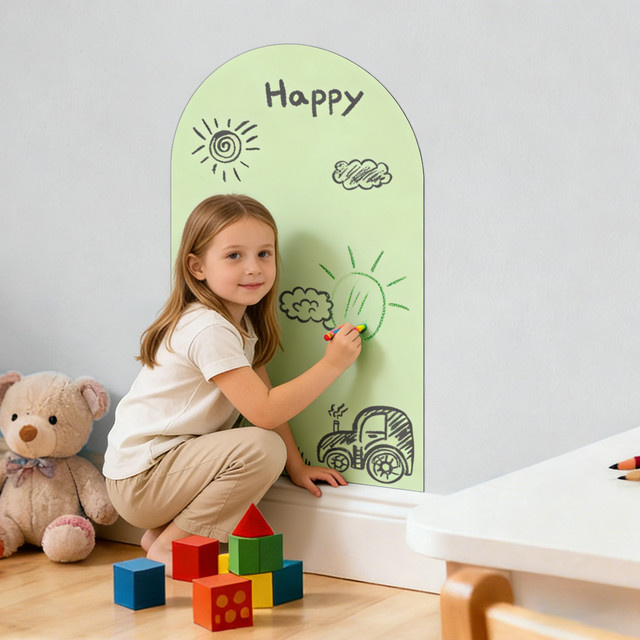 Selbstklebender Graffiti Wandaufkleber mit magnetischem Bogen zur Wanddekoration für den Innenbereich - Bild 1