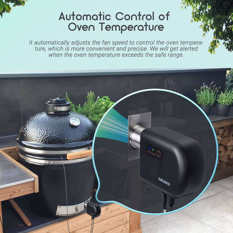 Inkbird ISC-027BW Temperaturregler mit Wi-Fi und Bluetooth für Grill und Smoker, Schwarz - Bild 3