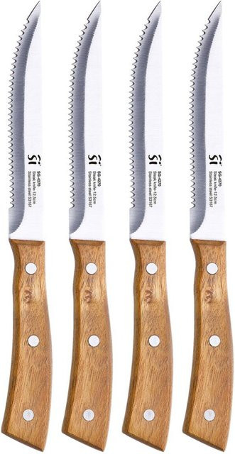 SAN IGNACIO Steakmesser COMPACT aus Edelstahl in Silber, Länge: 13 cm - Bild 1