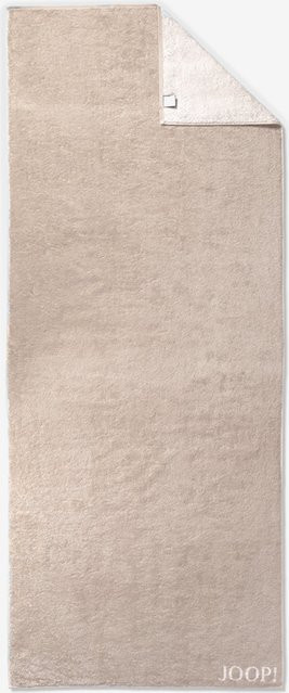Joop! Living Saunatuch Classic Doubleface aus Baumwolle in Sand/Beige mit Aufhängeschlaufe - Bild 1