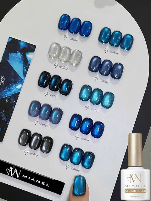 MIANEL NAIL Gel-Nagellack, Schimmernd, 10 ml - Bild 1