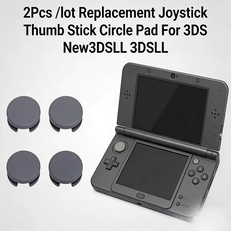 2/4 Stück Analoge Daumensticks Circle Pads in Grau als Ersatzteil für Nintendo 3DS und New 3DS XL - Bild 2