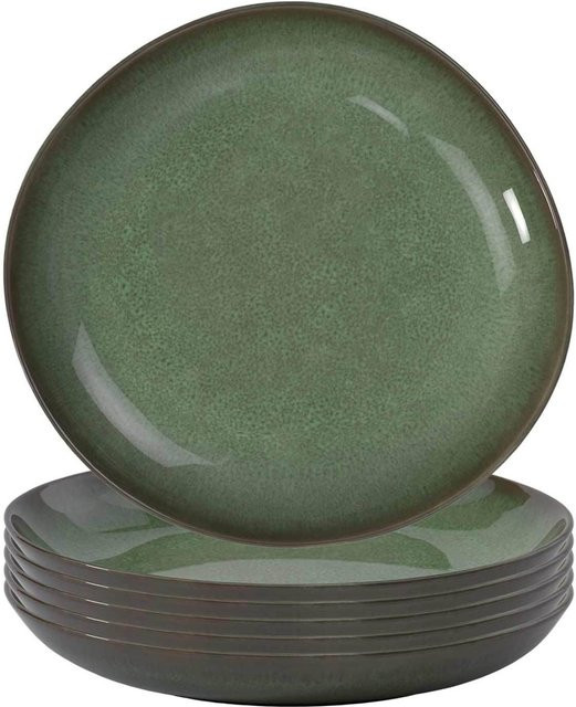 Villeroy & Boch like. Schalen flach Lave Green, 6er Set, Durchmesser: 27 cm - Bild 1