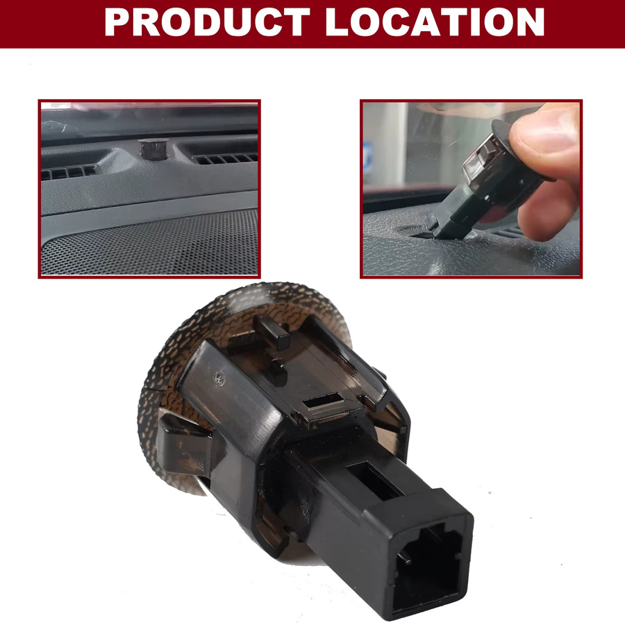 Auto Climate Control Sunload Sensor 27721-3AA0A Schwarz für Nissan 370Z GT-R Rogue Altima Pathfinder - Bild 3