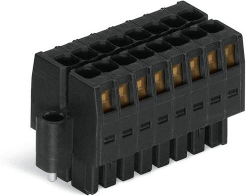 WAGO Buchsengehäuse-Kabel 713 Schwarz, 36 Polzahl, Rastermaß: 3.50 mm, 10 Stück - Bild 1