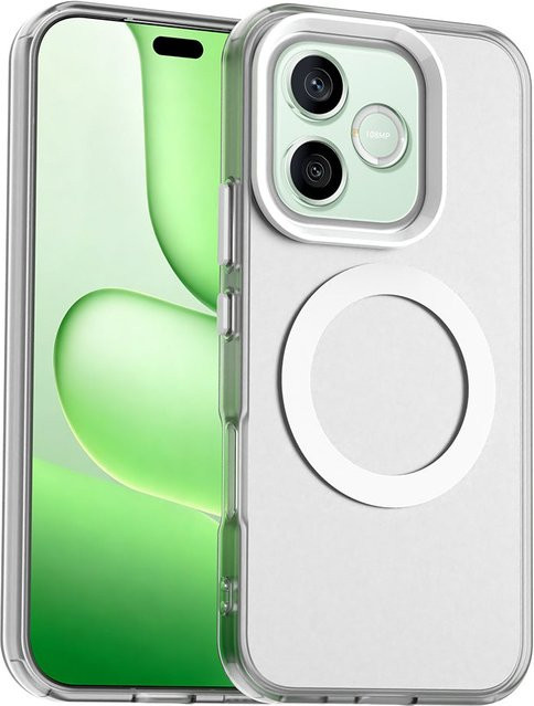 Techsuit CandyCase MagSafe-Hülle für Honor 600 Lite, Weiß/Transparent - Bild 1