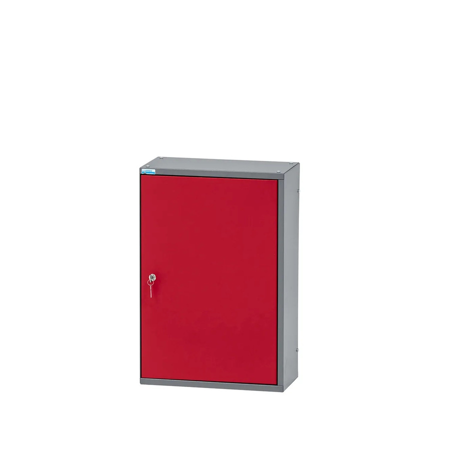 Küpper Hängeschrank Eintürig mit 18 Sichtboxen in Dunkelrot, B/T/H: 60 x 40 x 20 cm - Bild 1