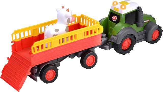 Dickie Toys Traktor ABC Fendt Animal Trailer, ab 1 Jahr - Bild 1