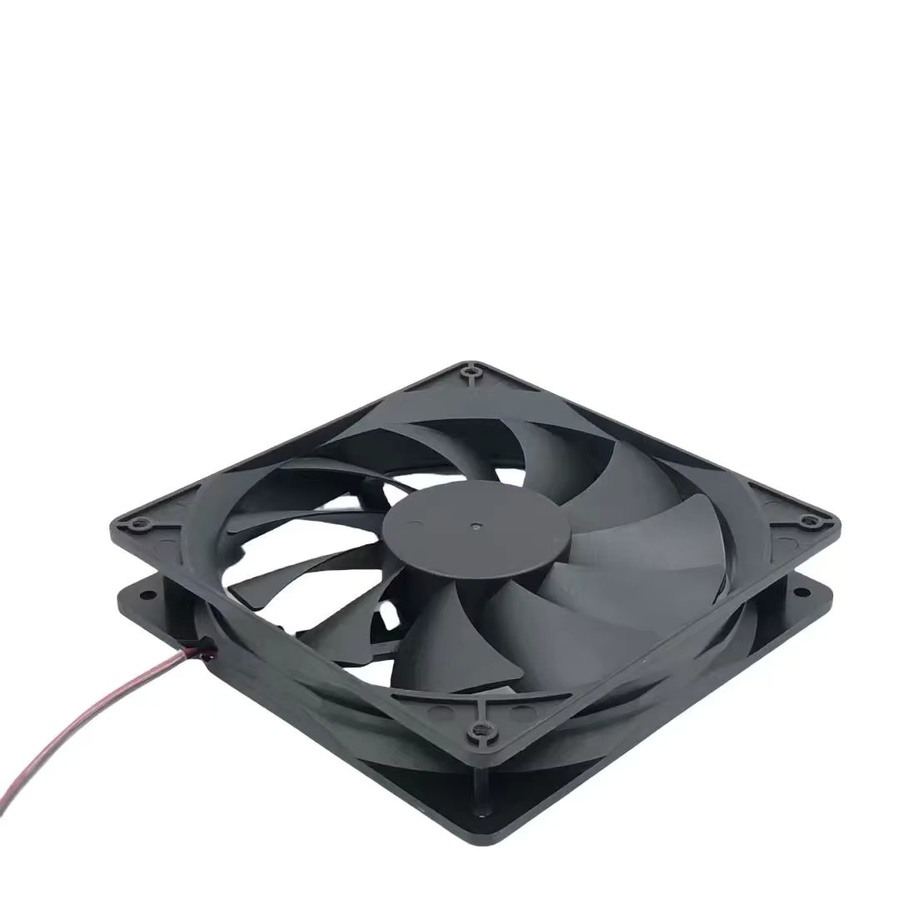 Tesarosse Lüfter HA13525H12F-Z in Schwarz, 135 x 25 mm, 12V, 0,5A, leise PC- und Netzteilkühlung mit hohem Luftstrom - Bild 2