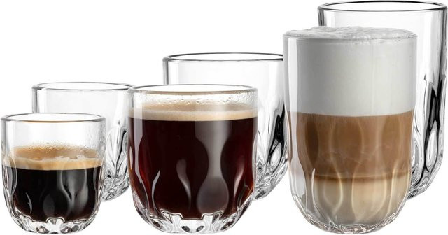 Leonardo Barista-Set Gocce 6-teiliges Gläser-Set, transparent - Bild 1