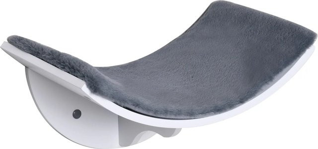 PawHut Katzenliege Wandliege mit Plüschauflage in Grau, B/T/H: 41 x 28 x 21 cm - Bild 1