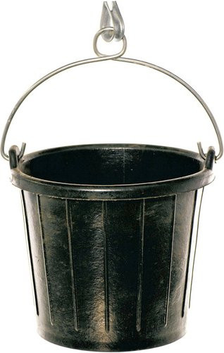 Yachticon Eimer aus Gummi in Schwarz mit 8 l Fassungsvermögen - Bild 1